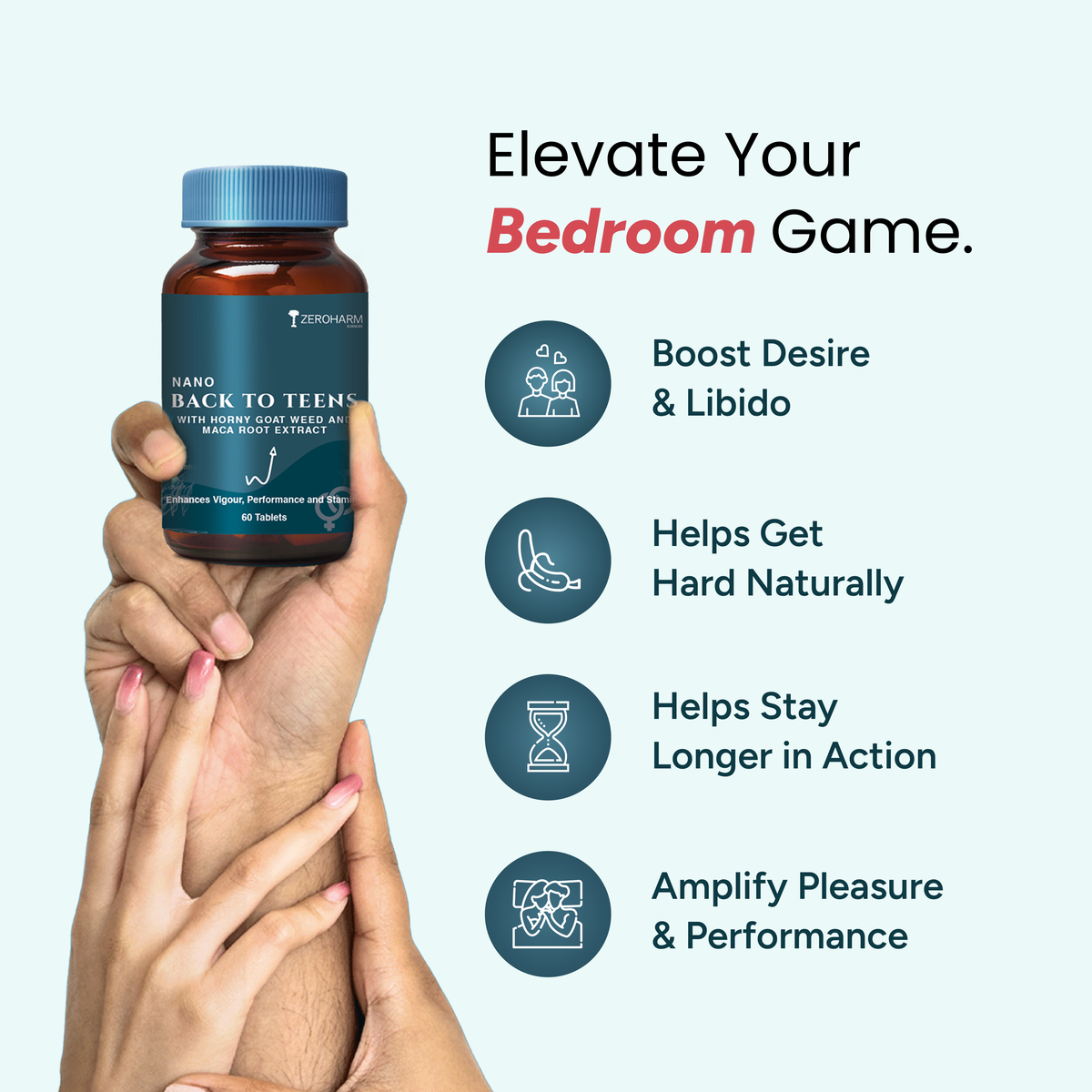 Back to Teens: Men's Vitality Support Capsules
